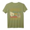 HapFrog Retro Vintage Sonnenuntergang T-Shirt – Lustiges Geschenk für Katzenliebhaber, Männer, Väter, Opas & Geburtstagsfeier