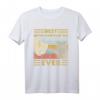 HapFrog Retro Vintage Sonnenuntergang T-Shirt – Lustiges Geschenk für Katzenliebhaber, Männer, Väter, Opas & Geburtstagsfeier