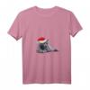 Britisch Kurzhaar Katze mit Weihnachtsmütze - Lustiges und buntes Langarmshirt für Katzenliebhaber zu Weihnachten