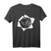 Süße Katze zerrissen - Britische Kurzhaarkatze T-Shirt für Katzenliebhaber, Tierfreunde & Lustige Tierkleidung zum Geburtstag & Weihnachten