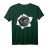 Süße Katze zerrissen - Britische Kurzhaarkatze T-Shirt für Katzenliebhaber, Tierfreunde & Lustige Tierkleidung zum Geburtstag & Weihnachten