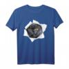 Süße Katze zerrissen - Britische Kurzhaarkatze T-Shirt für Katzenliebhaber, Tierfreunde & Lustige Tierkleidung zum Geburtstag & Weihnachten