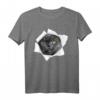 Süße Katze zerrissen - Britische Kurzhaarkatze T-Shirt für Katzenliebhaber, Tierfreunde & Lustige Tierkleidung zum Geburtstag & Weihnachten