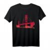 Vintage Golden Gate Bridge San Francisco Kalifornien Nebel Stadt T-Shirt – Ikonisches Design für Stadtliebhaber und Kalifornien-Fans