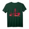 Vintage Golden Gate Bridge San Francisco Kalifornien Nebel Stadt T-Shirt – Ikonisches Design für Stadtliebhaber und Kalifornien-Fans