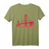 Vintage Golden Gate Bridge San Francisco Kalifornien Nebel Stadt T-Shirt – Ikonisches Design für Stadtliebhaber und Kalifornien-Fans