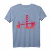 Vintage Golden Gate Bridge San Francisco Kalifornien Nebel Stadt T-Shirt – Ikonisches Design für Stadtliebhaber und Kalifornien-Fans