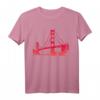 Vintage Golden Gate Bridge San Francisco Kalifornien Nebel Stadt T-Shirt – Ikonisches Design für Stadtliebhaber und Kalifornien-Fans