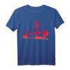Vintage Golden Gate Bridge San Francisco Kalifornien Nebel Stadt T-Shirt – Ikonisches Design für Stadtliebhaber und Kalifornien-Fans