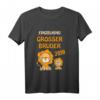 Lustiges Löwen Bruder T-Shirt 2019 - Geschenk für den großen Bruder zum Geburtstag oder Familienfest