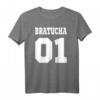 Bratucha Russland UdSSR CCCP Männer Kumpel T-Shirt – Lustiges russisches Geschenk im College Look für Brüder, Freunde und Russlandfans