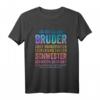 Lustiges Bruder Schwester T-Shirt Geschenk - Originelle Geburtstags-, Weihnachts- und Familiengeschenkidee für stolze Geschwister