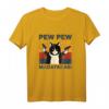 Pew Pew Madafakas Lustiges Katzen Vintage T-Shirt – Perfektes Geschenk für Katzenliebhaber, Humorvolle Geburtstags- und Weihnachtsidee