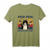 Pew Pew Madafakas Lustiges Katzen Vintage T-Shirt – Perfektes Geschenk für Katzenliebhaber, Humorvolle Geburtstags- und Weihnachtsidee