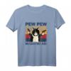 Pew Pew Madafakas Lustiges Katzen Vintage T-Shirt – Perfektes Geschenk für Katzenliebhaber, Humorvolle Geburtstags- und Weihnachtsidee