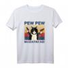 Pew Pew Madafakas Lustiges Katzen Vintage T-Shirt – Perfektes Geschenk für Katzenliebhaber, Humorvolle Geburtstags- und Weihnachtsidee