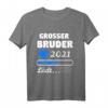 Kinder Großer Bruder 2021 Loading Familiengeschenk - Geschwistermotiv T-Shirt für Taufe, Geburt & Schwangerschaft