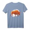 Bison Buffalo Büffel National Park Natur T-Shirt – Perfekt für Naturliebhaber, Wanderer und als Geschenk für Familie und Freunde