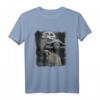 Kaffernbüffel Mond Illustration T-Shirt für Afrika Tier- und Safari-Liebhaber - Perfektes Geschenk für Big Five Fans