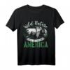 Wild Natur amerikanischer Bison Büffel T-Shirt – Das perfekte Geschenk für Tierliebhaber, Tierschützer & Büffel-Fans zu Weihnachten & Geburtstag