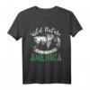 Wild Natur amerikanischer Bison Büffel T-Shirt – Das perfekte Geschenk für Tierliebhaber, Tierschützer & Büffel-Fans zu Weihnachten & Geburtstag