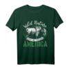 Wild Natur amerikanischer Bison Büffel T-Shirt – Das perfekte Geschenk für Tierliebhaber, Tierschützer & Büffel-Fans zu Weihnachten & Geburtstag