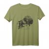 Amerikanischer Büffel-Bison T-Shirt - Handgezeichnetes Tiermotiv, perfektes Geschenk für Tierliebhaber zu Geburtstag & Weihnachten