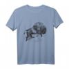 Amerikanischer Büffel-Bison T-Shirt - Handgezeichnetes Tiermotiv, perfektes Geschenk für Tierliebhaber zu Geburtstag & Weihnachten