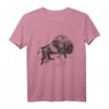 Amerikanischer Büffel-Bison T-Shirt - Handgezeichnetes Tiermotiv, perfektes Geschenk für Tierliebhaber zu Geburtstag & Weihnachten