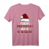 First Christmas As A G-Daddy Weihnachtsmütze, Rot kariert, Büffel T-Shirt – Lustiges Weihnachts-Familien-Matching für Männer, Frauen & Kinder