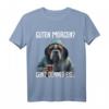 Guten Morgen Ganz Dünnes Eis - Humorvolles Kaffee Bulldogge T-Shirt für Morgenmuffel und Hundeliebhaber