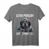 Guten Morgen Ganz Dünnes Eis - Humorvolles Kaffee Bulldogge T-Shirt für Morgenmuffel und Hundeliebhaber