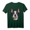 Französische Bulldogge mit Regenbogen-Lutscher - Kreatives Hundedesign T-Shirt für Hunde- und Welpenliebhaber, ideales Geschenk