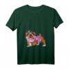 Damen I Love Mommy Englische Bulldogge T-Shirt mit V-Ausschnitt - Perfektes Geschenk für Hundeliebhaberinnen zu Muttertag, Geburtstag & Weihnachten
