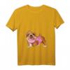 Damen I Love Mommy Englische Bulldogge T-Shirt mit V-Ausschnitt - Perfektes Geschenk für Hundeliebhaberinnen zu Muttertag, Geburtstag & Weihnachten