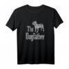 The Dogfather Französische Bulldogge Hund T-Shirt – Lustiges Geschenk für Hundeliebhaber, Züchter & Fans zu Weihnachten, Geburtstag & Vatertag