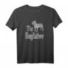 The Dogfather Französische Bulldogge Hund T-Shirt – Lustiges Geschenk für Hundeliebhaber, Züchter & Fans zu Weihnachten, Geburtstag & Vatertag