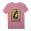 70er Retro Französische Bulldogge Kleidung - Lustiges Frenchie T-Shirt für Damen, Herren & Kinder, Perfektes Geschenk zu Geburtstag & Weihnachten