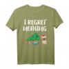 Ich bereue nichts - Lustiges Frenchie Weihnachts-T-Shirt für Bulldoggenbesitzer, Frenchie Mama & Papa Geschenk