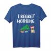 Ich bereue nichts - Lustiges Frenchie Weihnachts-T-Shirt für Bulldoggenbesitzer, Frenchie Mama & Papa Geschenk