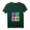 Damen Hundeliebhaber T-Shirt mit Pop Art Englischer Bulldogge - Stilvolles V-Ausschnitt Outfit für Hunde- und Bulldoggen-Fans