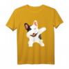 Dabbing Französische Bulldogge Kleidung Frenchie Geschenk T-Shirt – Lustiges Hundeshirt für Damen, Herren & Kinder, perfekt als Geburtstags- & Weihnachtsgeschenk