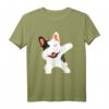 Dabbing Französische Bulldogge Kleidung Frenchie Geschenk T-Shirt – Lustiges Hundeshirt für Damen, Herren & Kinder, perfekt als Geburtstags- & Weihnachtsgeschenk