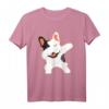 Dabbing Französische Bulldogge Kleidung Frenchie Geschenk T-Shirt – Lustiges Hundeshirt für Damen, Herren & Kinder, perfekt als Geburtstags- & Weihnachtsgeschenk