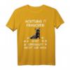 Achtung Frauchen Frenchie Französische Bulldogge T-Shirt – Lustiges Geschenk für Hundeliebhaber zu Weihnachten & Geburtstag