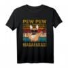 Pew Pew Madafakas Französische Bulldogge Hunde Papa Vintage T-Shirt – Lustiges Hundebesitzer-Shirt für Frenchie-Liebhaber zum Muttertag & Vatertag