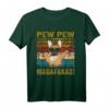 Pew Pew Madafakas Französische Bulldogge Hunde Papa Vintage T-Shirt – Lustiges Hundebesitzer-Shirt für Frenchie-Liebhaber zum Muttertag & Vatertag