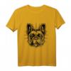 Französische Bulldogge T-Shirt für Herren und Damen - Vintage Frenchie Hundeliebhaber Shirt, Geschenk für Hundebesitzer