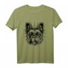 Französische Bulldogge T-Shirt für Herren und Damen - Vintage Frenchie Hundeliebhaber Shirt, Geschenk für Hundebesitzer
