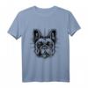 Französische Bulldogge T-Shirt für Herren und Damen - Vintage Frenchie Hundeliebhaber Shirt, Geschenk für Hundebesitzer